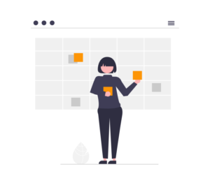 animated woman representing deadlines