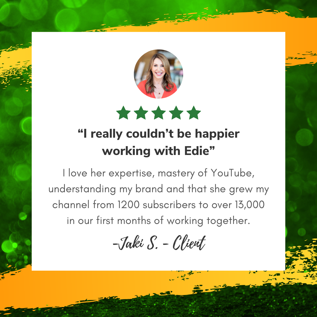 Jaki colorful card with a profile image of a person and testimonial quote